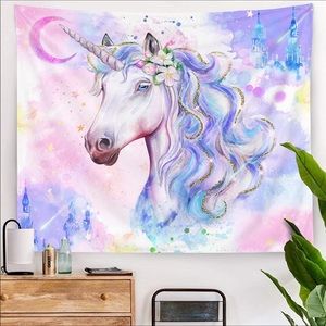 New Wall Hanging Unicorn Tapestry